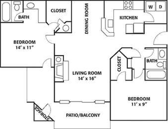 3 Bed 2 Bath